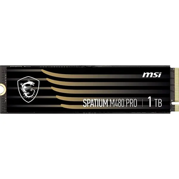 SSD M2 NVMe MSI SPATIUM M480 PRO 1TB GEN4 7.4GB par Sec
